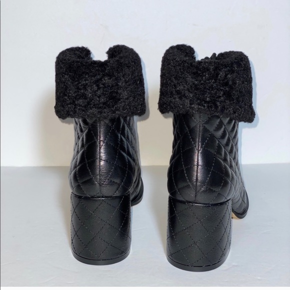 kARLLAGERFELD CANTYN Black Leather Booties # 9.5 - Picture 8 of 11